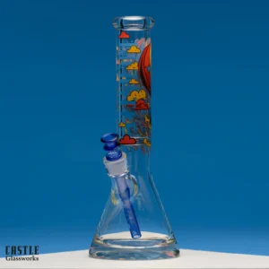 Castle Bong - Robot (14") Retro-Futuristic Glass Bong