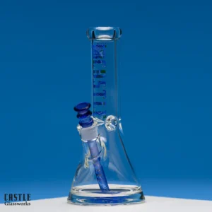 Castle Bong - Hex 12" Geometric Castle Design Glass Bong