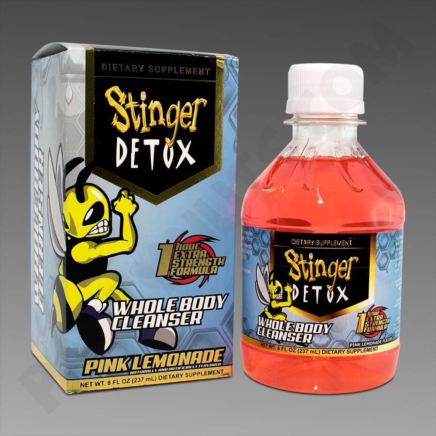 Stinger - Detox Whole Body Cleanser 1 Hr Extra Strength Drink Pink Lemonade 236ml