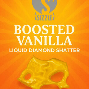 Sizzle Boosted - Vanilla Liquid Diamond Indica Shatter 1G