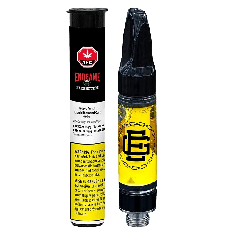 Endgame - Hard Hitter Tropic Punch Liquid Diamond 510 Vape Cart 1G