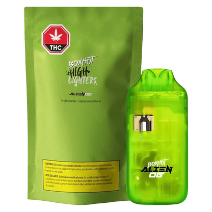 Boxhot - Highlighters Alien OG Diamond Infused THC Disposable Vape 1G