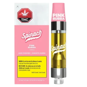 Spinach - Pink Bubba Liquid Diamonds 510 Vape Cart 1G