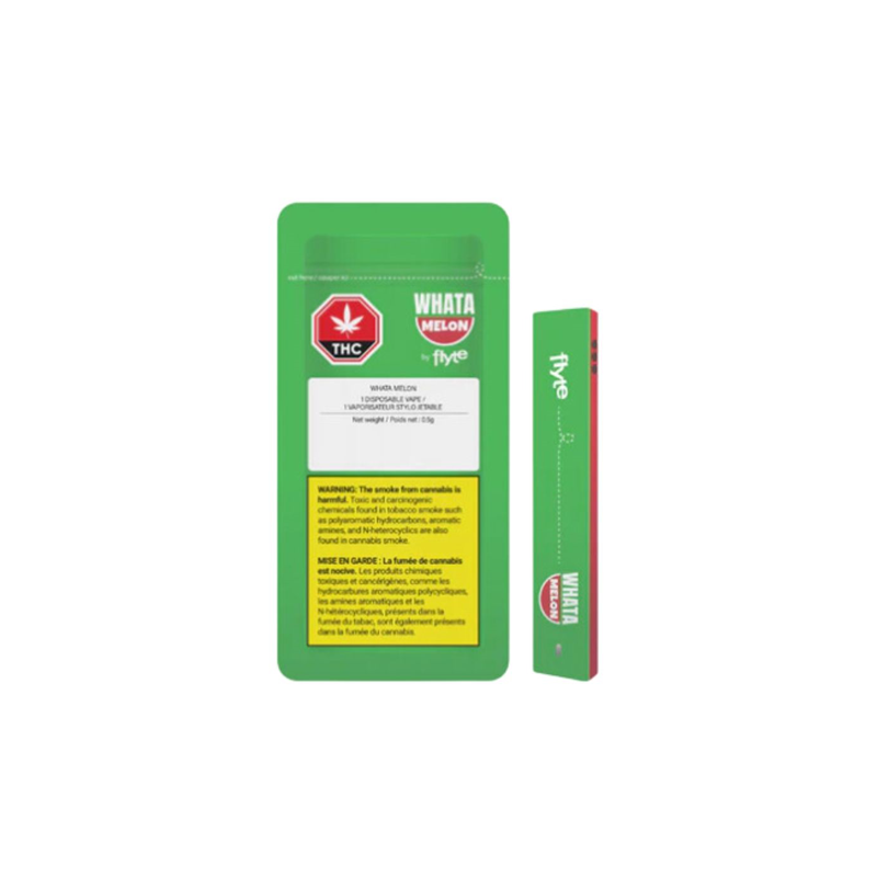 Flyte Liquid Diamonds - Whata Melon THC Disposable Vape 0.5G