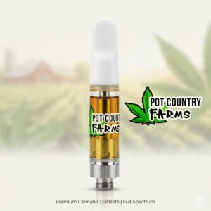 Pot Country Farms - Blueberry Kush 510 Vape Cart 1G