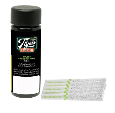 Claybourne Flyers Frosted - Infused Super Sour Apple PR5X0.5G