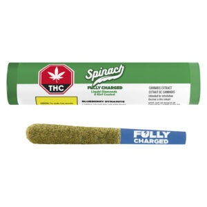 Spinach - Fully Charged Bluberry Dynamite Diamond+Resin+Kief Infused PR1X0.7G