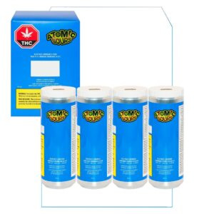 XMG Atomic Sours - Blue Razz Lemonade (4 Pack) 1420ml