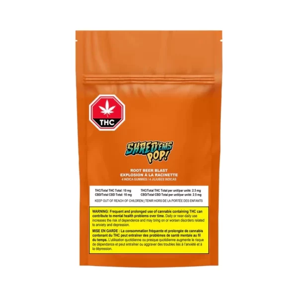 SHRED'EMS POP- ROOT BEER BLAST GUMMIES
