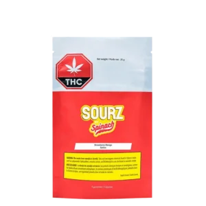 SOURZ BY SPINACH - STRAWBERRY MANGO 5X5G GUMMIES SATIVA