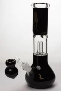 11" VOLCANO GLASS WATER BONG WITH DOME PERCOLATOR