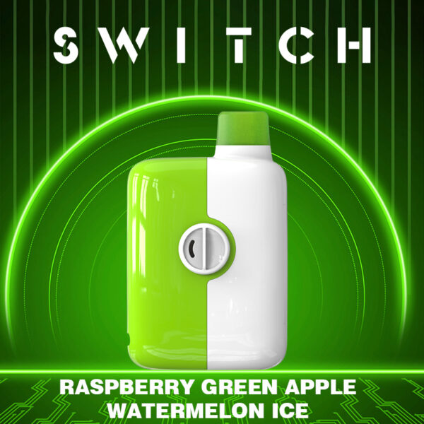 MR FOG SWITCH 5500 PUFFS - RASPBERRY GREEN APPLE WATERMELON ICE (BOLD 50)