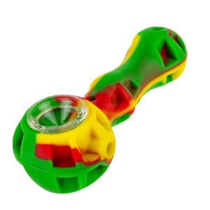 SILICONE HAND PIPE WITH DAB TOOL