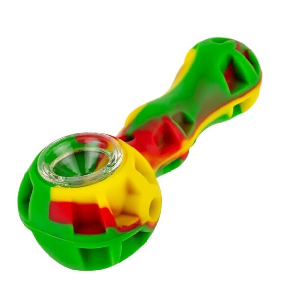 SILICONE HAND PIPE WITH DAB TOOL