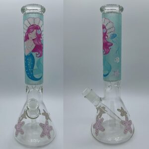 MERMAID DESIGN 14.4″ GLASS BONG