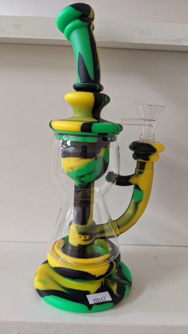 SILICONE GLASS 9″ BONG