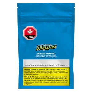 SHRED'EMS - SOUR BLUE RAZZBERRY GUMMIES