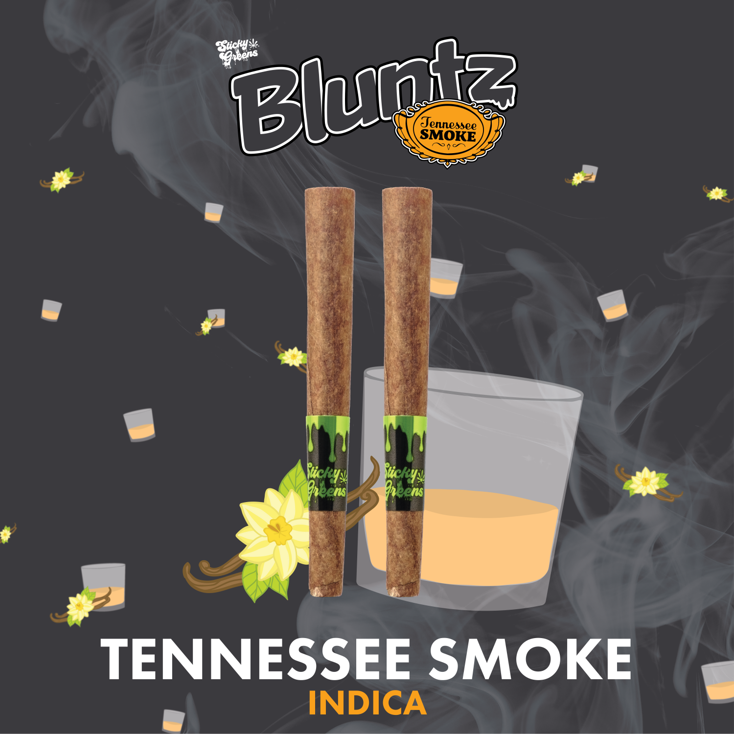 Sticky Greens Bluntz Tennessee Smoke Infused PR2X0.5G Up In Sky Cannabis & Tobacconist Sticky Greens Bluntz Tennessee Smoke Infused PR2X0.5G Up In Sky Cannabis & Tobacconist