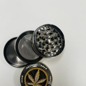 4pc Bling Grinder - Leaf