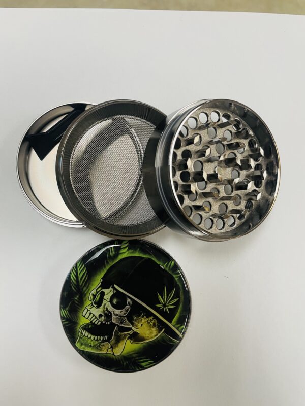 4pc Green Skull Grinder