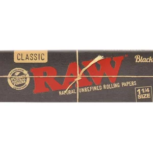 RAW Natural Unrefined Black 1 1/4