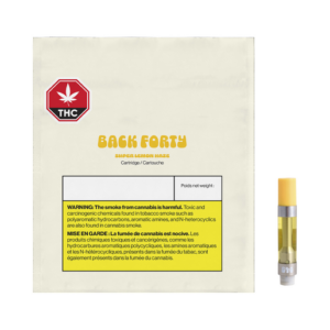 BACK FORTY - SUPER LEMON HAZE VAPE CART 1G SATIVA