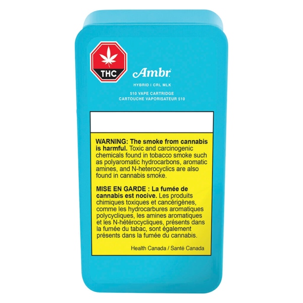AMBR - HYBRID CRL MLK 510 VAPE CART 1G - Image 2