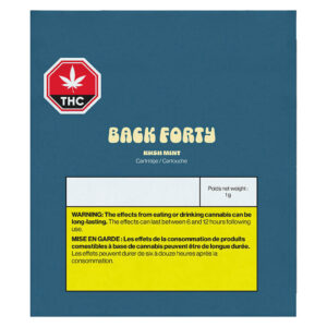 BACK FORTY - KUSH MINT 510 CART 1G