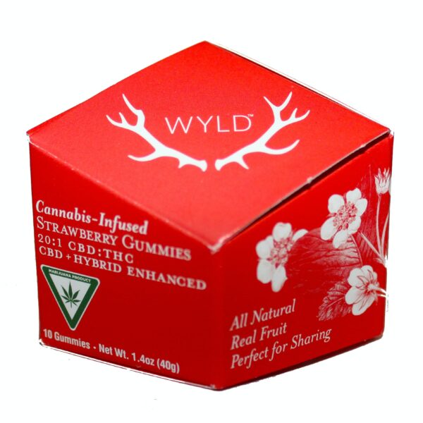 WYLD - STRAWBERRY 10X4G 200MG CBD:10MG THC - Image 2