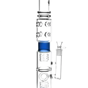 Modern Glass Bong with Percolators and Ice Catcher