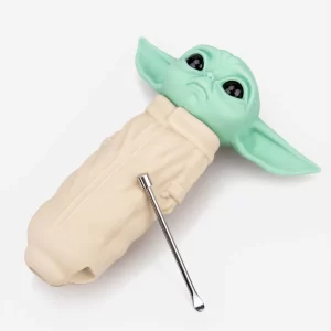 Premium Baby Yoda Silicone Pipe