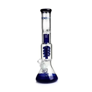 Phoenix Star 14 Inches Glass Beaker Bong with Helix Percolator