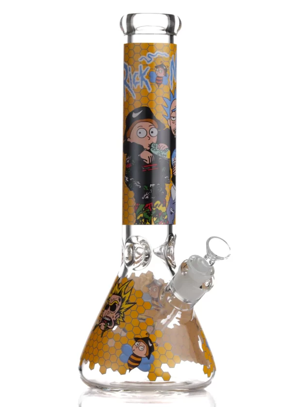 RICK AND MORTY BEAKER BONG 7MM THICK