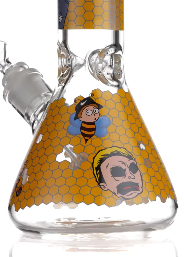 RICK AND MORTY BEAKER BONG 7MM THICK - Image 2