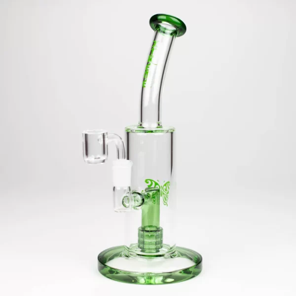 Xtreme 10" Green Dual Functions rig with quartz banger [B3]