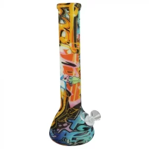 Tricolor Silicone Bong 8″ – (71-Top 13)
