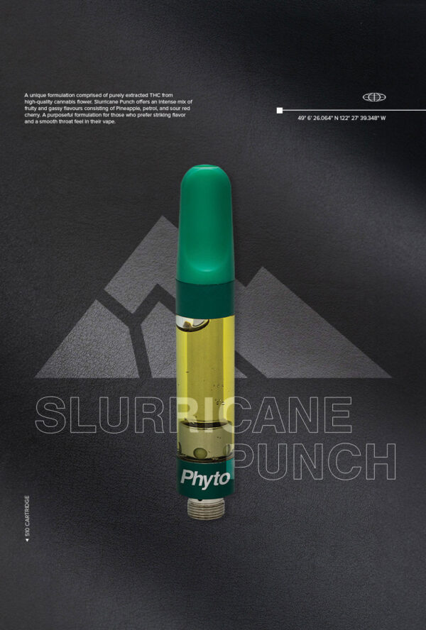 PHYTO EXTRACTIONS - SLURRICANE PUNCH DIST 510 VAPE CART 1G
