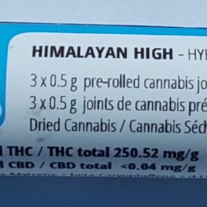 CAMPER VAN CANNABIS - HIMALAYAN HIGH PR3X0.5G