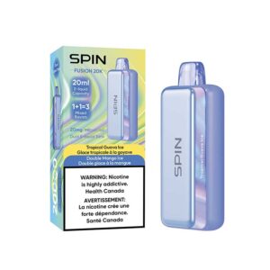 SPIN FUSION 20K DISPOSABLE - TROPICAL GUAVA ICE AND DOUBLE MANGO ICE