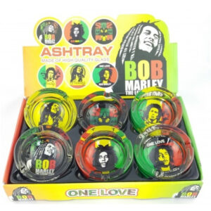 BOB MARLEY GLASS ASHTRAY