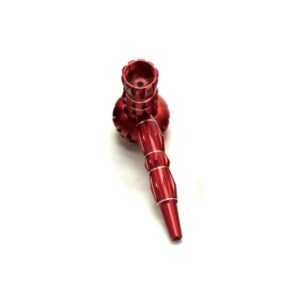 Aluminum Pipe with Grinder – Red