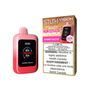 STLTH - VISION COCONUT RAZZ ICE 20K DISPOSABLE VAPE