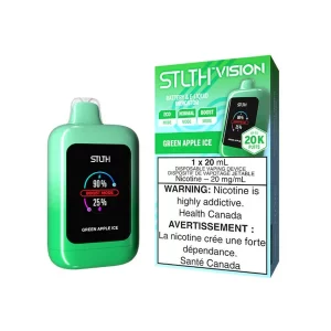 STLTH - VISION GREEN APPLE ICE 20K DISPOSABLE VAPE