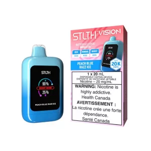 STLTH - VISION PEACH BLUE RAZZ ICE 20K DISPOSABLE VAPE