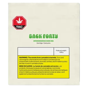BACK FORTY - STRAWBERRYKIWI ICE 510 VAPE CART 1G HYBRID