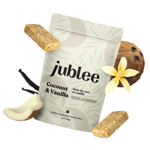 JUBLEE - COCONUT & VANILLA CANNABIS CBG FRUIT BITES