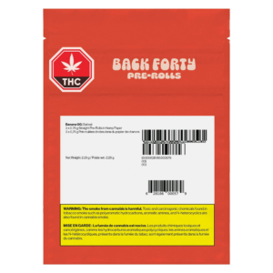 BACK FORTY - BANANA OG PR3X0.75G
