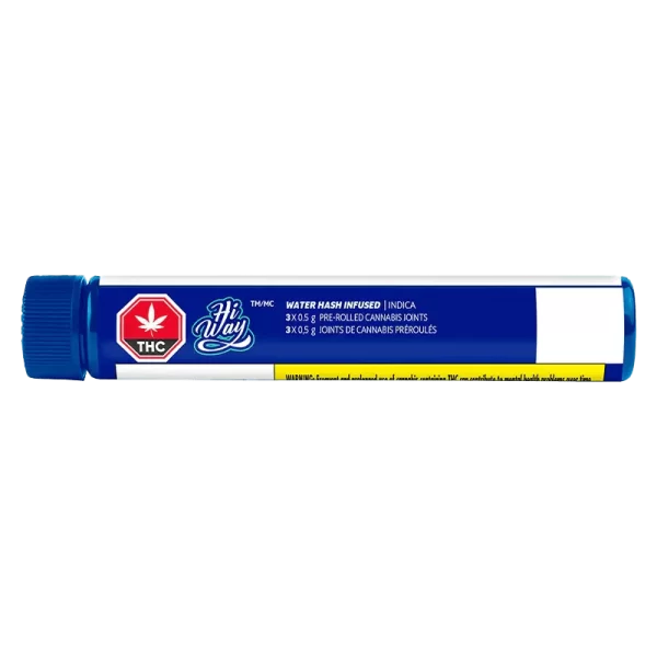 HIWAY - WATER HASH INFUSED INDICA PR3X0.5G