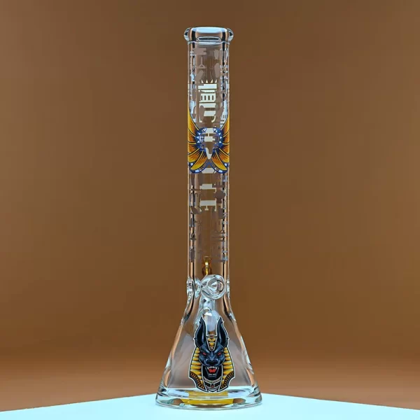 CASTLE GLASSWORKS - ANUBIS 18" BEAKER BONG