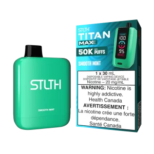 STLTH - TITAN MAX SMOOTH MINT 50K DISPOSABLE VAPE